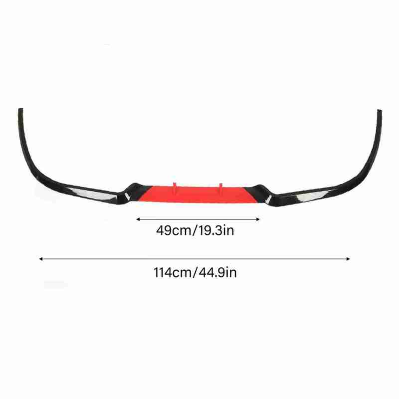 Front Bumper Lip Impact Resistant Front Bumper Lip Separator 114cm Replacement for Seat Leon Front Bumper Lip Front Lip Spoiler