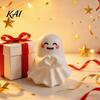 Playful Desk Accessories for Women 6Pcs Halloween Ghost Figurine, Cute Pen Holder, Miniature Decor, Funny Compact Holders Pencil Stand Ornament,