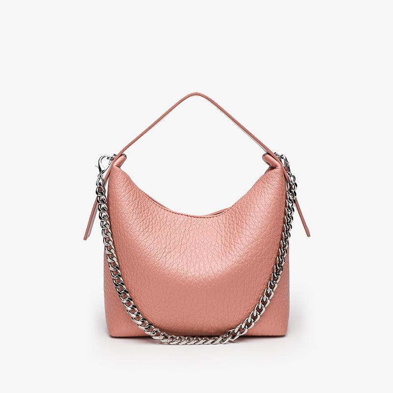 European and American Style Pure Bag Female Fashion Underarm Bag Simple Chain Handbag Leisure Large Capacity Tote Bag