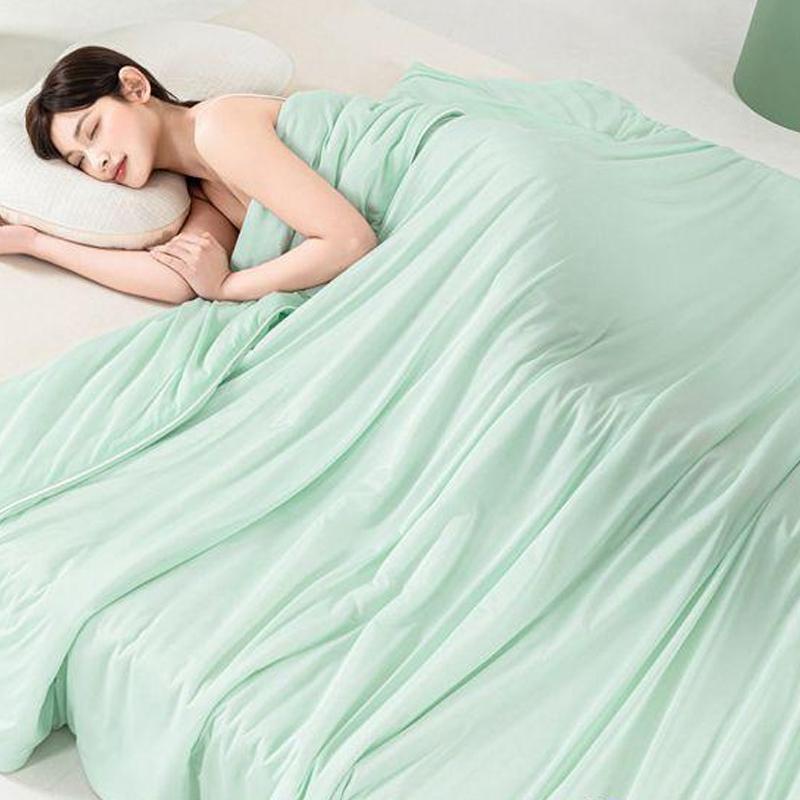 Sommerliche kühle, bequeme, einzelne, dünne Steppdecke, maschinenwaschbar, Klimadecke, Studentenzimmer-Steppdecke, Bettwäsche, lässige Decke