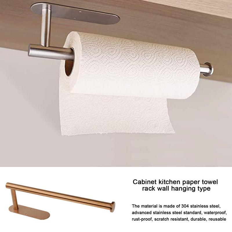 Paper Towel Holder Wall Mount Wall Mounted Paper Towel Roll Holder Rustproof Organization And Storage For Kitchen Bathroom
