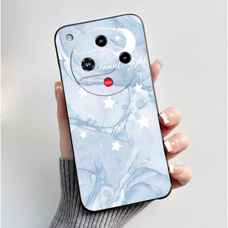 Cute Cartoon Case For ZTE Nubia Focus 2 5G Coque Printing Shell Fundas Protective Cover Soft Silicone Black Casing Capa