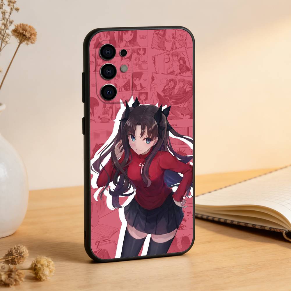 

Fate Rin Tohsaka Phone Case For Samsung S25,S24,S21,S22,S23,S30,Ultra,S20,Plus,Fe,Soft Silicone Black Cover Samsung S30Ultra5G