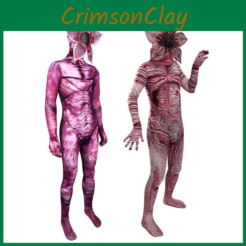 Cosplay Zombie Chomper Costume Horror Role Play Jumpsuits Stage Performance