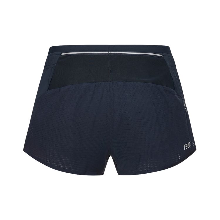 Descente Womens Running Series Letter Logo Professional Running Sports Leisure Shorts Women shorts Black D4232RHR05