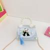 Kids Stylish Genderneutral Shoulder Bag With Cute Panda And Beautiful Chain Details