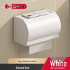 No-Drill Wall-Mounted Toilet Paper Holder with Storage Shelf