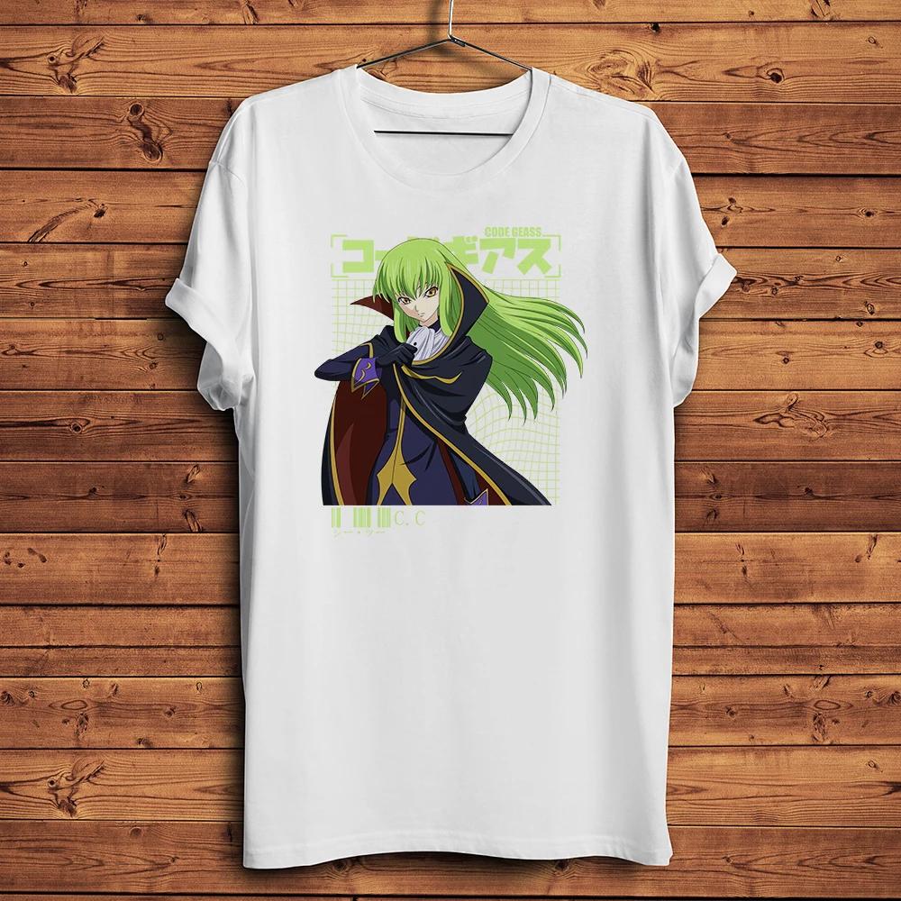 Code Geass Unisexga Lelouch CC Suzaku Lustiges Anime T-Shirt Unisex Tägliches Kurzarm Casual T-Shirt Unisex Atmungsaktives Streetwear T-Shirt