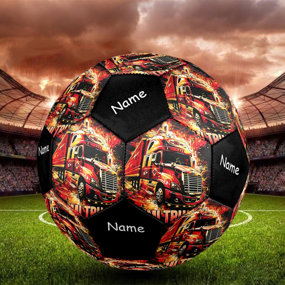Custom Name Car Theme Size 5 Soccer Ball, Suitable for Both Indoor and Outdoor Matches, a Gift Suitable for Everyone.