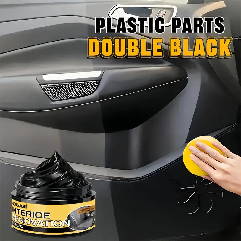 JOKJOK Integrated Automotive Interior Repair Cream - Quick Coloring&Glossing Gloss - Restore Gloss, Protect Plastic, Dashboard,