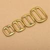 Solid Brass Tri Glides Slide Buckle Rectangle/Square Adjuster Buckle For Leather Craft Bag Shoulder Strap Belt Webbing
