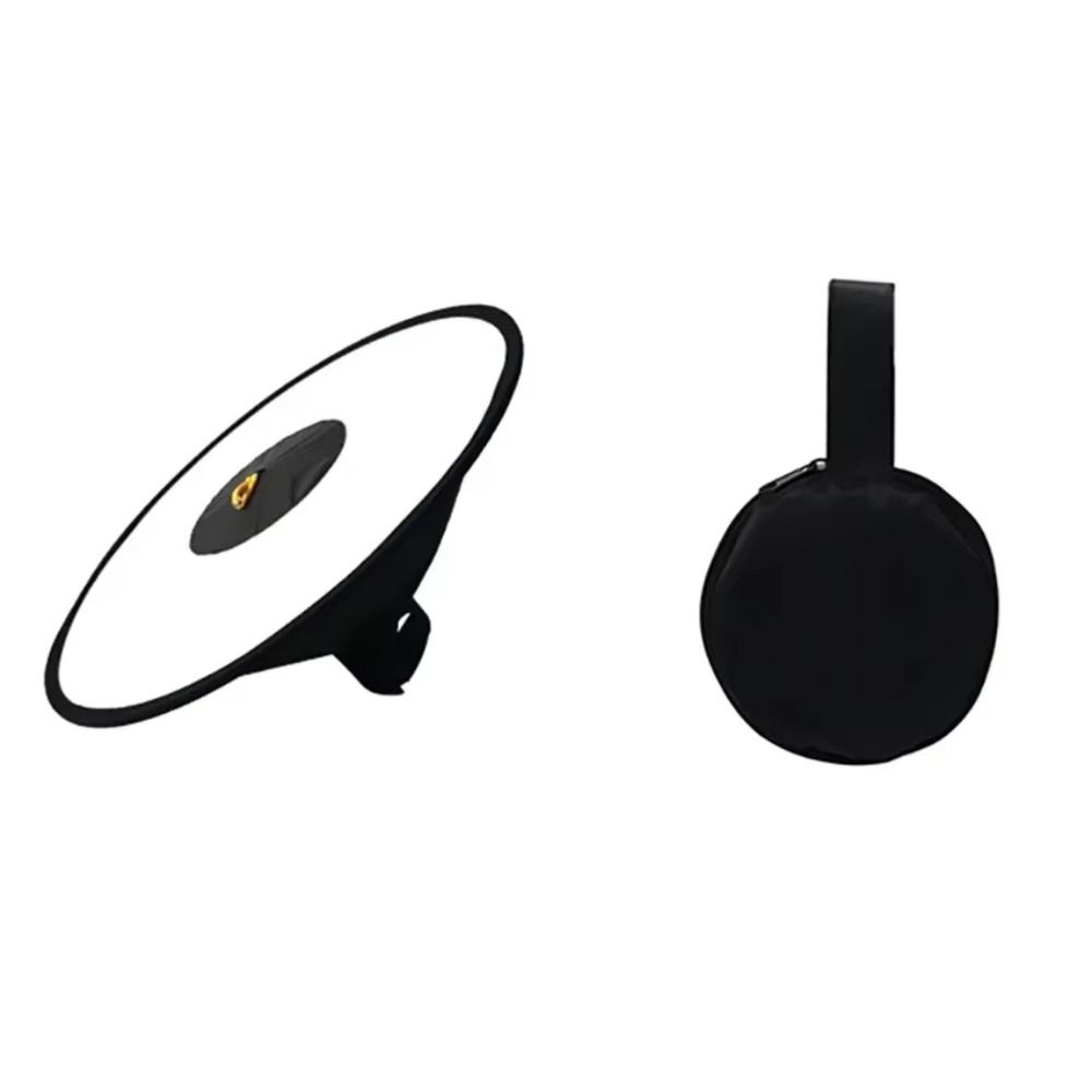 Round Cone Camera Diffuser Reflector Folding Flash Diffuser Portable Softbox Diffuser  For Portrait