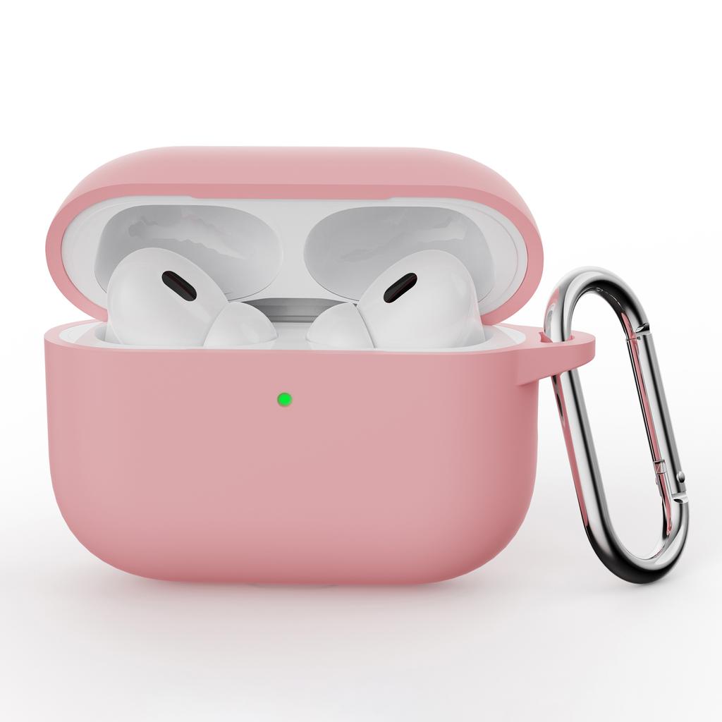 For AirPods Pro 3 Silicone Case Earphone Protective Cover with Carabiner