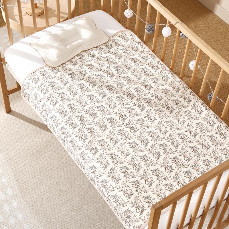 Washable Large Incontinence Pad: Waterproof, Breathable Cotton Bed Sheet for Newborns & Menstrual Use