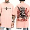 2026 New Ghost Hunter Blade Anime Black Death Morio Printed Mens TShirt  Summer Versatile Fashion Harajuku Style Large Size