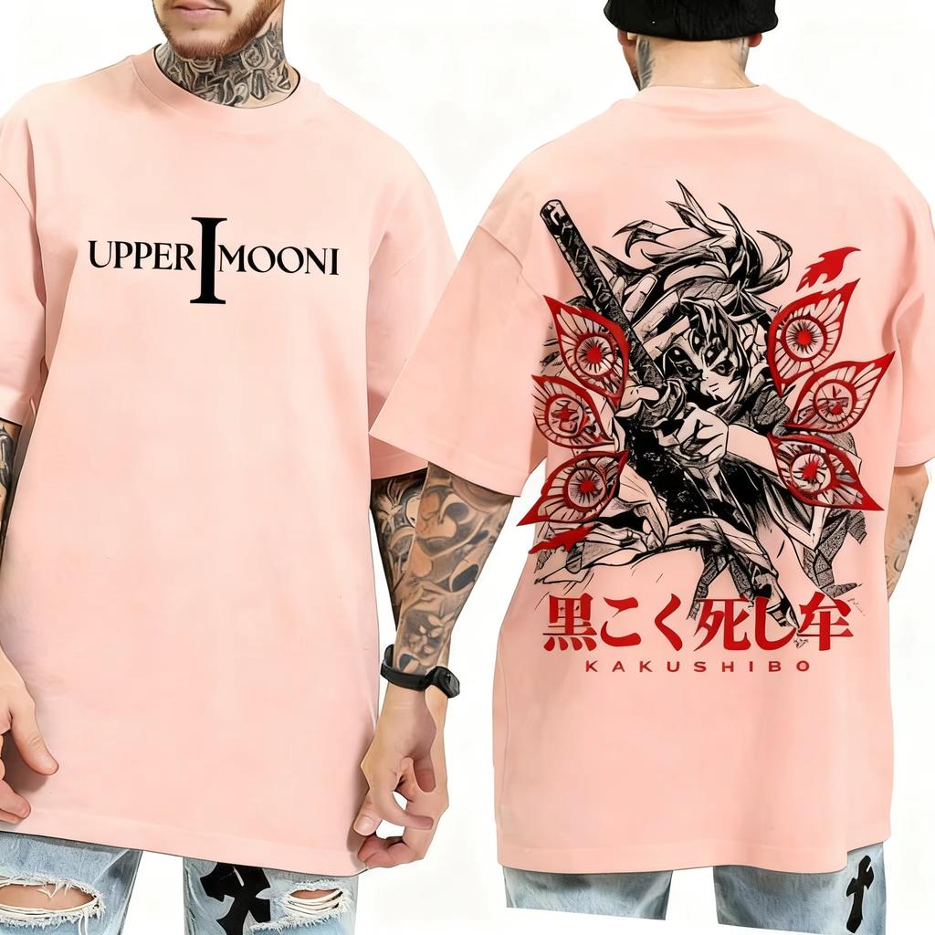 2026 New Ghost Hunter Blade Anime Black Death Morio Printed Mens TShirt Summer Versatile Fashion Harajuku Style Large Size