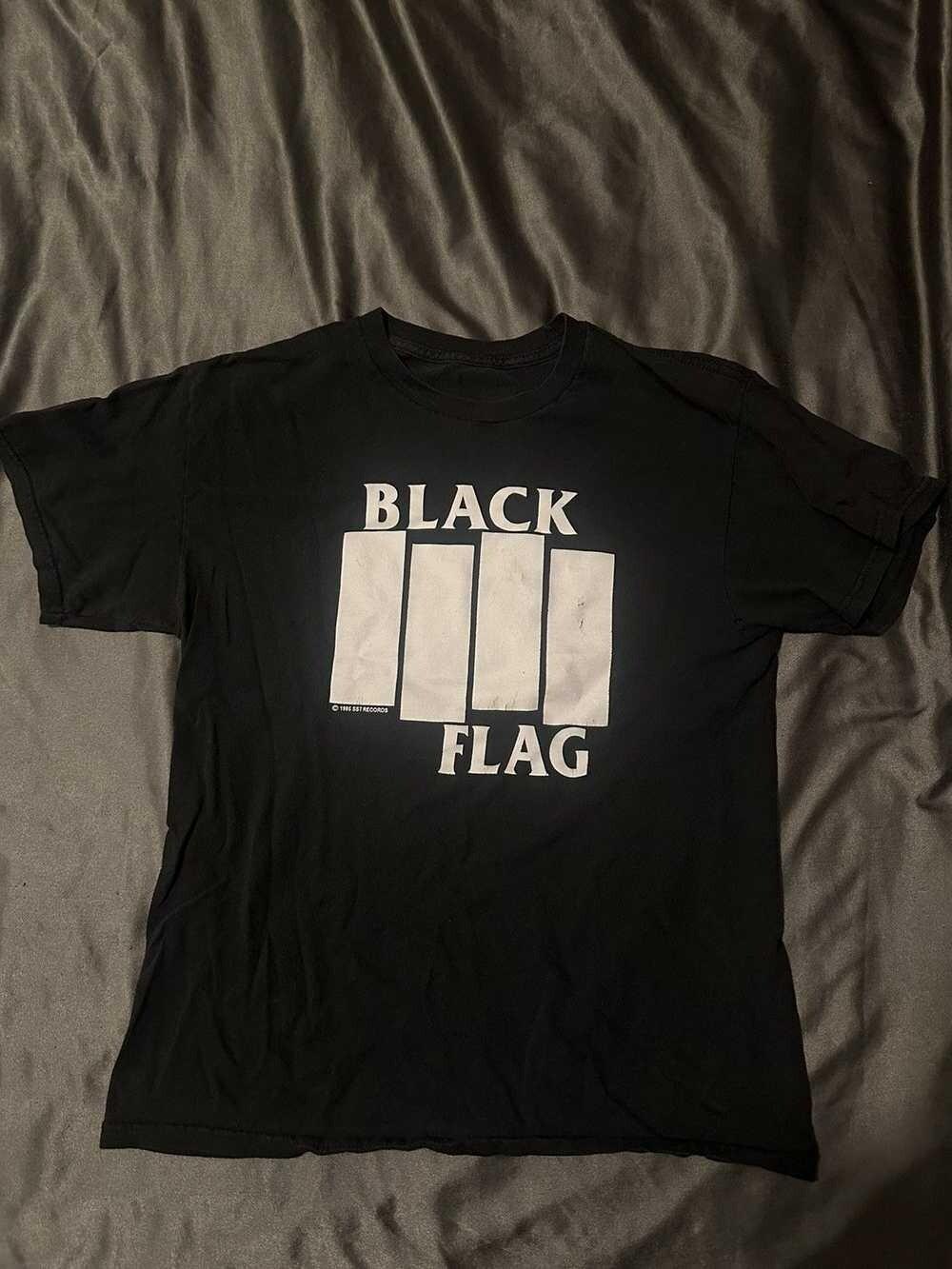 Black Flag Черная футболка с коротким рукавом Подарок для фаната BL822 L