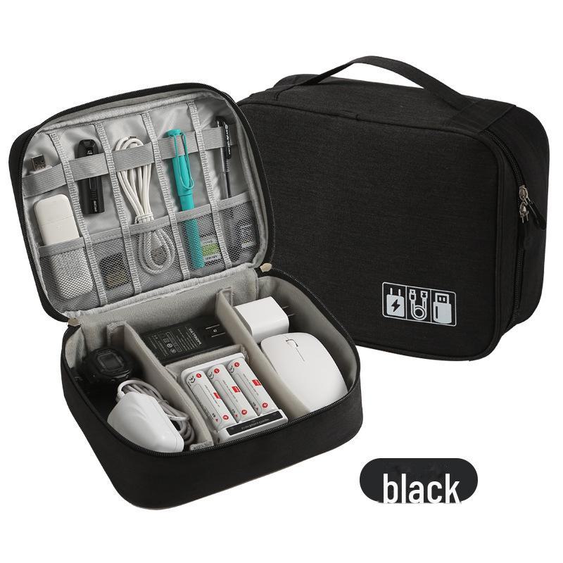 Multifunctional Travel Bag for Cables, Chargers, Power Banks, and Cosmetics