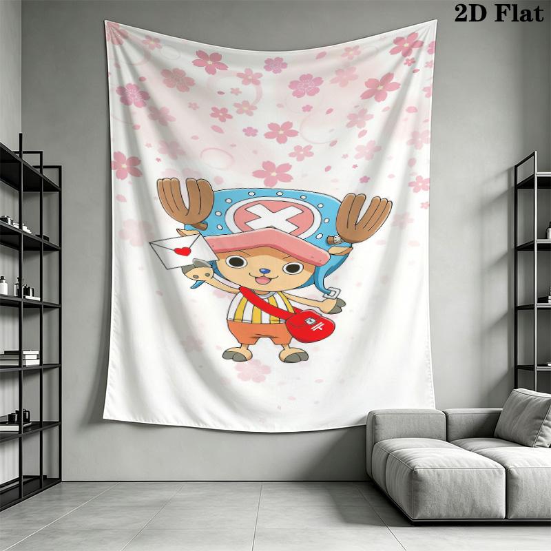 One Piece Tony Tony Chopper Tapiserie de Perete Estetică Agățătoare de Perete Pătură din Pânză Imprimată Tapiserii Decorative Pentru Dormitor Sufragerie Decor Acasă