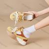 Women Platform Sneakers Autumn New Mesh Breathable Flats Outdoor Lightweight Comfortable Soft Sole Height Increase Casual Shoes