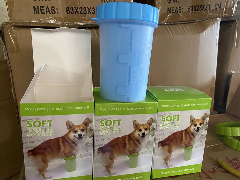 Portable Pet Paw Cleaning Set: Silicone Foldable Cup for Cats and Dogs