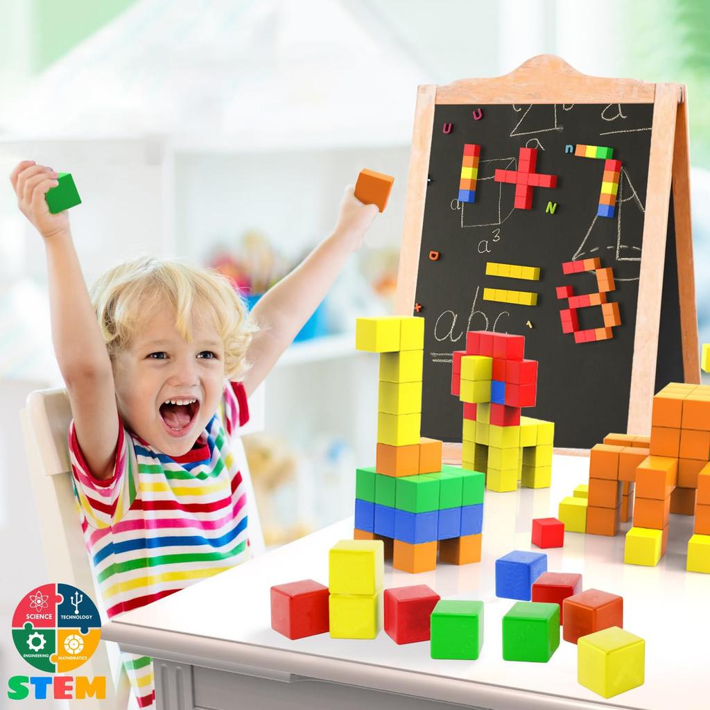 HIWO Magnetic Cube, 58-Piece 30mm Magnetic Blocks, 3D Puzzle, Building Blocks, Educational Toy, 3D Shapes, Math, Brain Training, Early Education,