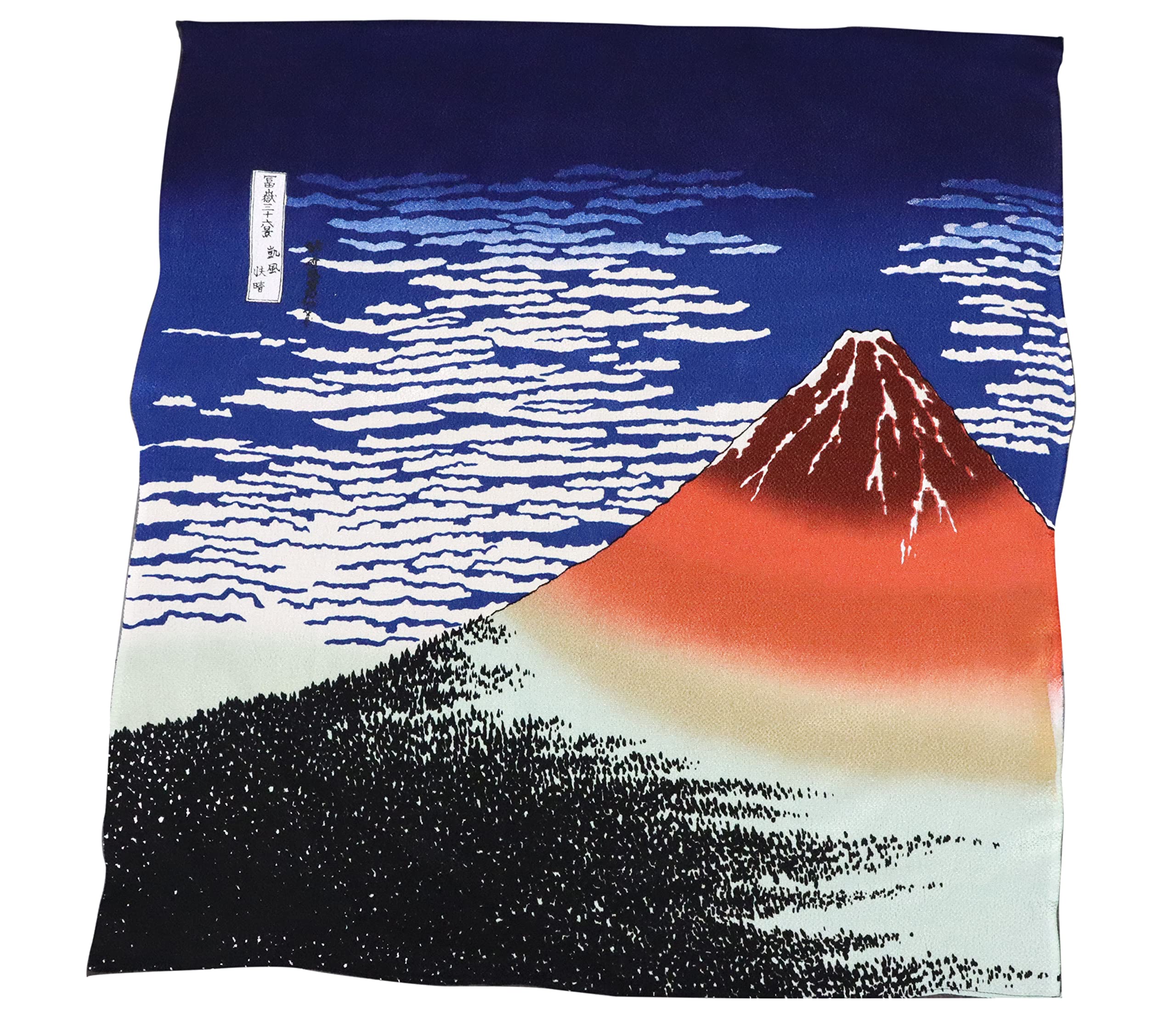 

Японское Сделано в Фуросики x Сувенир, Япония, (Красная Фудзи) (68см 68см)