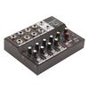 Q48 Portable 8‑Channel Stereo Audio Sound Mixer Karaoke Microphone Amplifier Console