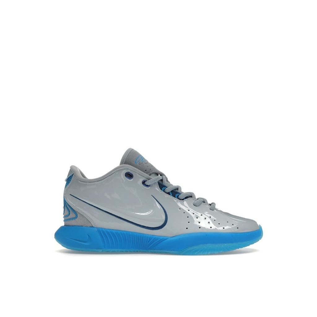 Nike LeBron 21 GS Light Armory Blue Kids Sneakers Blue-Hero Ashen-Slate Court-Blue FV1210-400