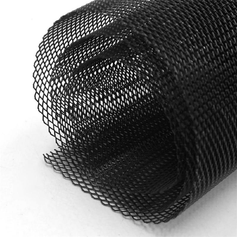 Universal Black Aluminium Rhombus Style Car Tuning Grill Thickened Mesh 40"X13
