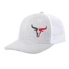 Unisex Printed Bull Mesh Baseball Cap Sun Protection Breathable Adjustable Hat Outdoor