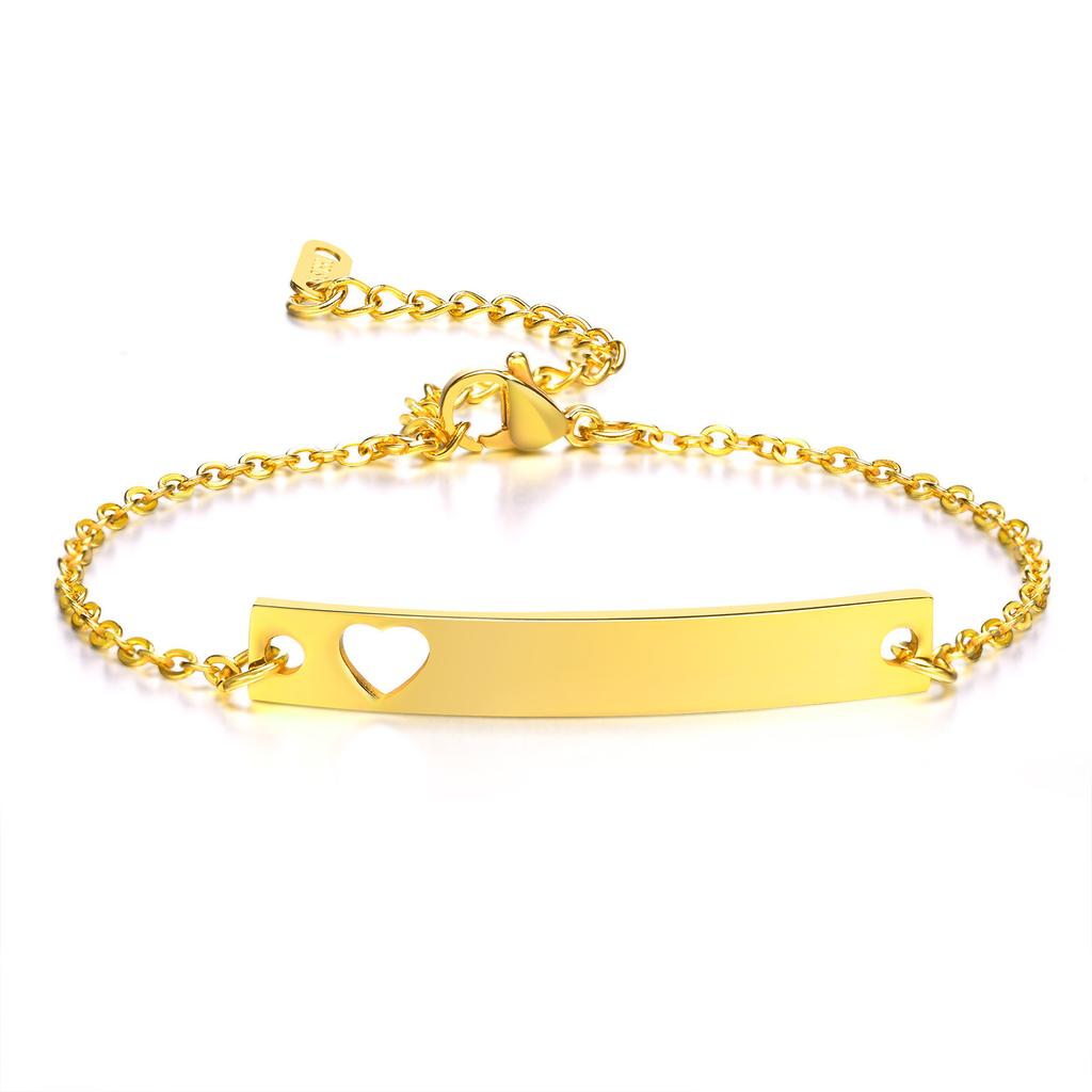 Jewelry, Stainless Steel Bent Adjustable Bracelet 18K Gold Women'S Niche, Jewelry