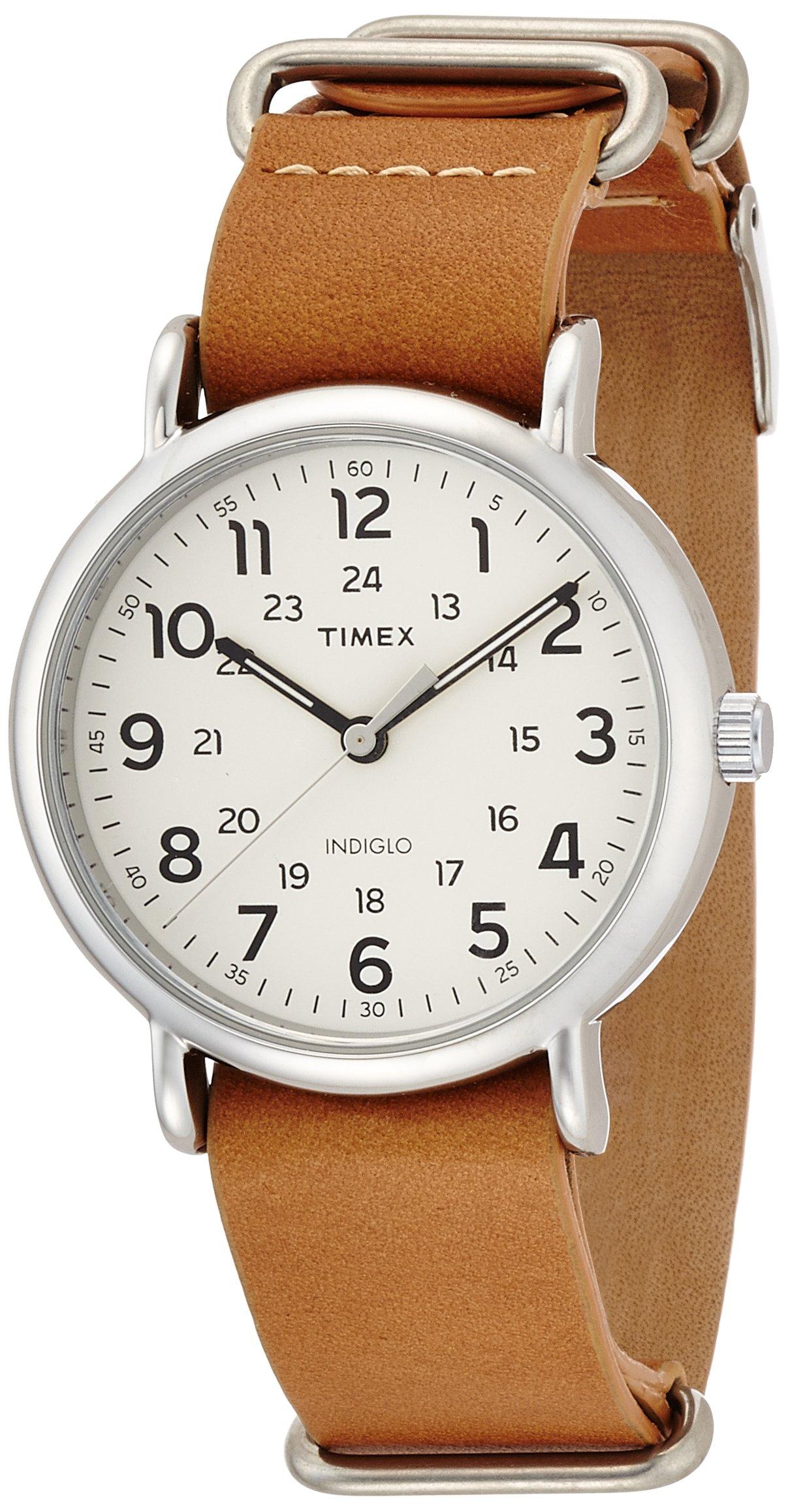 Weekender T2P492 Watch Brown [Timex] (Genuine Product) -