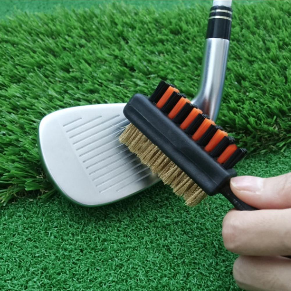 Portable Golf Club Brush Dual Sided Anti-oxidation Anti-rust Golf Putter Cleaning Brush Cleaning Tool