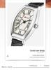 OFNS Women's Artistic Retro Barrel-Shaped Quartz Watch with Roman Numerals