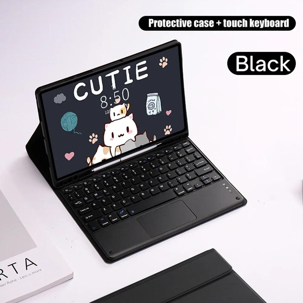 Nový kryt s klávesnicí řady S10 pro Samsung Galaxy Tab S10 FE Plus + 13.1 pro S10 Ultra Funda Klávesnice Nárazuvzdorný kryt tabletu