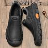 Fashion Thick Sole Mens Loafers Moccasins Handmade Outdoor Sneakers Men Leather Casual Shoes Slip On Footwear Comfy Male Driving Shoes