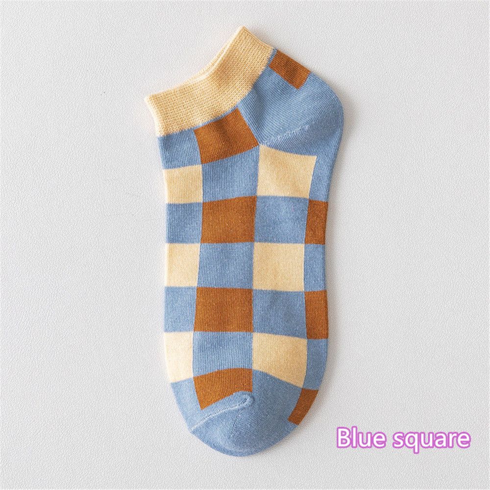 Women's Lovely Fresh Striped Plaid Socks Ankle Socks Short Socks Breathable