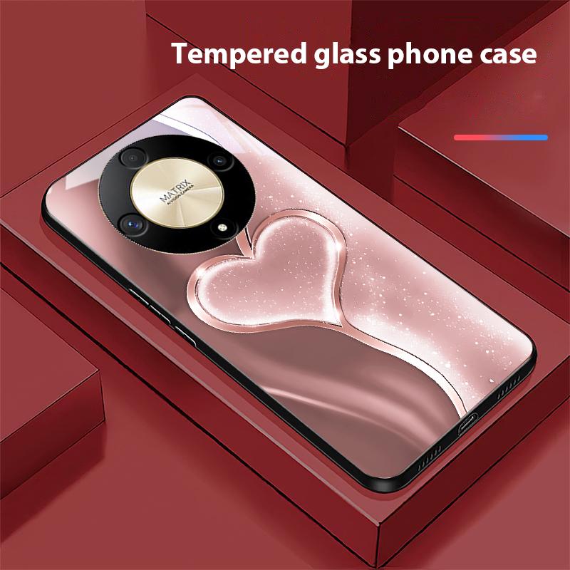 Gradual Love Big For Honor Magic 6 50 70 90 Lite X7b 200 Pro Nova 10 Nova 5T X6 P30 Pura 70 Ultra Tempered Glass Phone Case