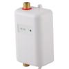 White Mini Tankless Instant Hot Water Heater Bathroom Kitchen Washing for Hot and Cold Dual Use(