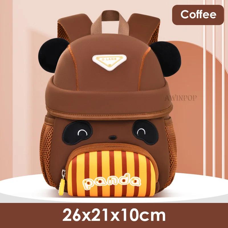 New Cute Panda Kindergarten Schoolbag for Girls Children's Bag Primary Boys School Bag Kawaii Backpack