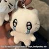 2Pack Plush Bag Charm Keyring Pendant Stylish Bag Decoration Cats Shape Bag Accessory Plush Texture Suitable for Gifting