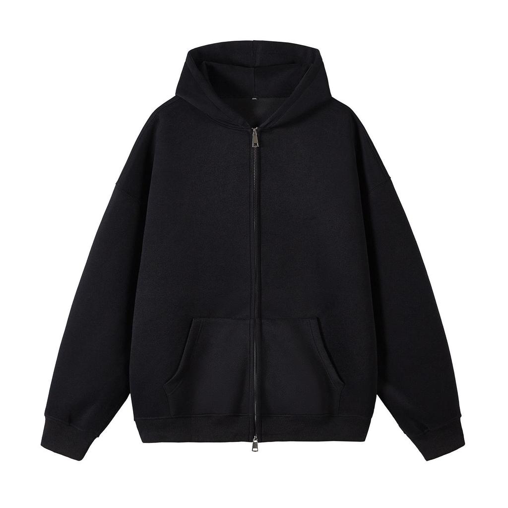 Unisex Trendiger Retro Reißverschluss Hoodie, Lässige Lockere Passform