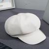 Milliner Maug Beret Vintage Plaid Octagonal Hat British Vintage Painter Hat Fashion