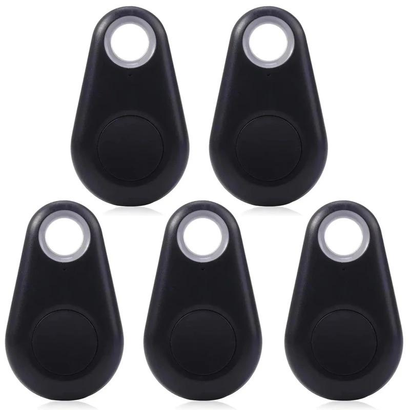 

1-5 шт. Міні GPS-трекер Bluetooth-трекер Пристрій проти втрати Круглий Домашній улюбленець Дитина Сумка Гаманець Відстеження Розумний Пошуковець Локатор Black-5PCS