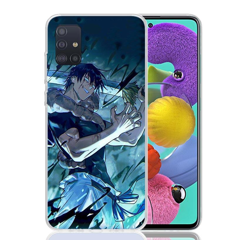 JujuKaisen Fushiguro Toji Phone Case For Samsung Galaxy A52 A32 A22 A12 A02S A50S A30S A51 A31 AA71 Note 20 Ultra 10 S10 Plus Ga
