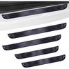 4PCS Car Door Sill Protector, Universal Threshold Protection for Car, Automotive Rubber Scratch Resistant Entry Sill Guards, Doors Edge Step Dust