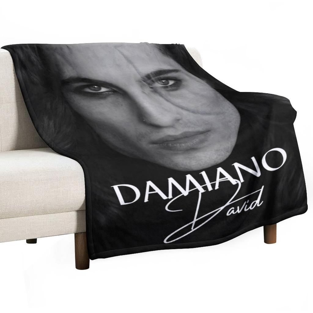 Damiano David Throw Blanket Custom Picnic Softest For Decorative Sofa Blankets