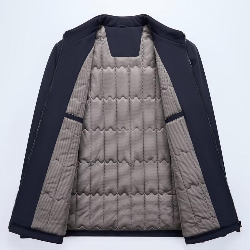 Hodo Men's Stand-Collar Business Casual Jacket