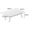 Yamazaki Lightweight Body Ironing W69 X D37 X Standard Steam Mesh Crisp Model 2139 Board, White, Approx. H20cm, Line, Construction, Finish, Ironing,